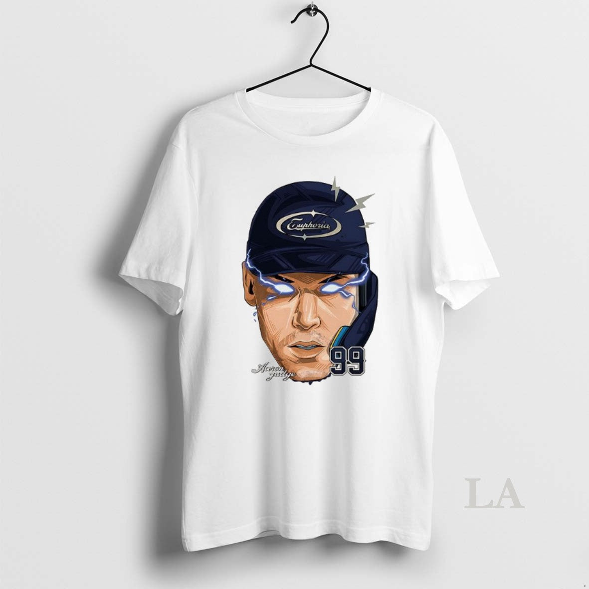 Original Aaron Judge New York Yankees Football 2025 Number 99 Fat Head Laser Eyes