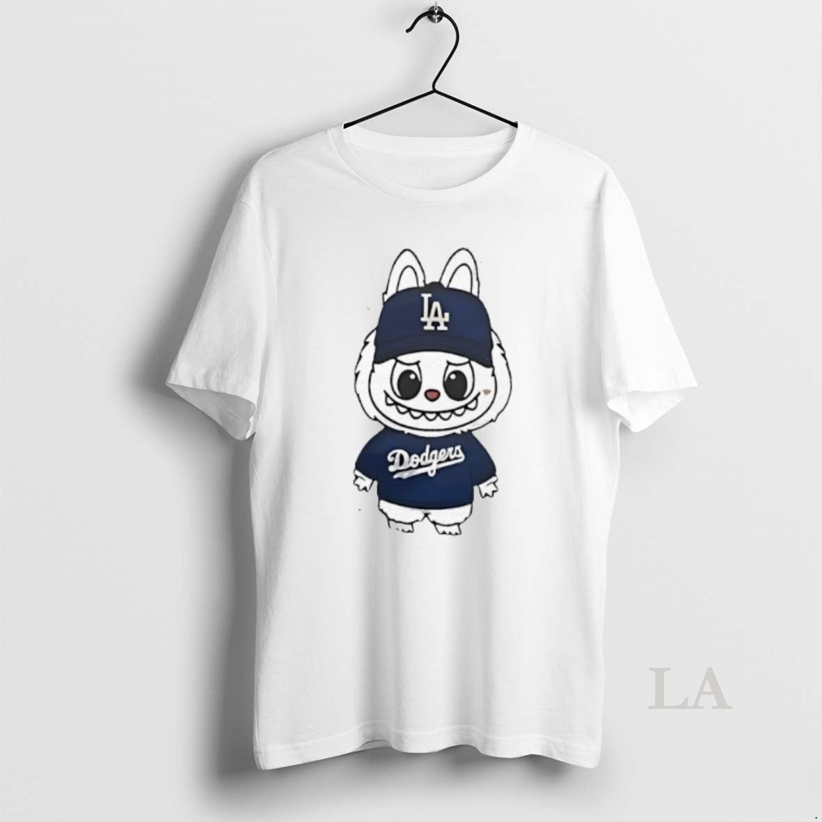 Original Labubu Wearing A Los Angeles Dodgers
