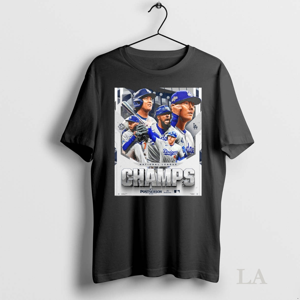 Original Los Angeles Dodgers Mlb 2025 National League Champs Postseason Back To The World Series