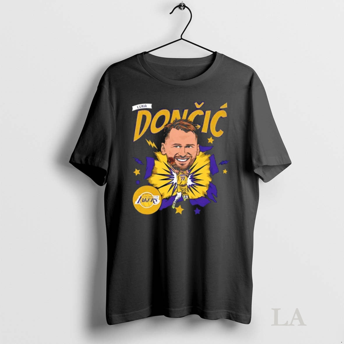 Original Luka Doncic Los Angeles Lakers Nba Player Caricature Comic Tee Sweater