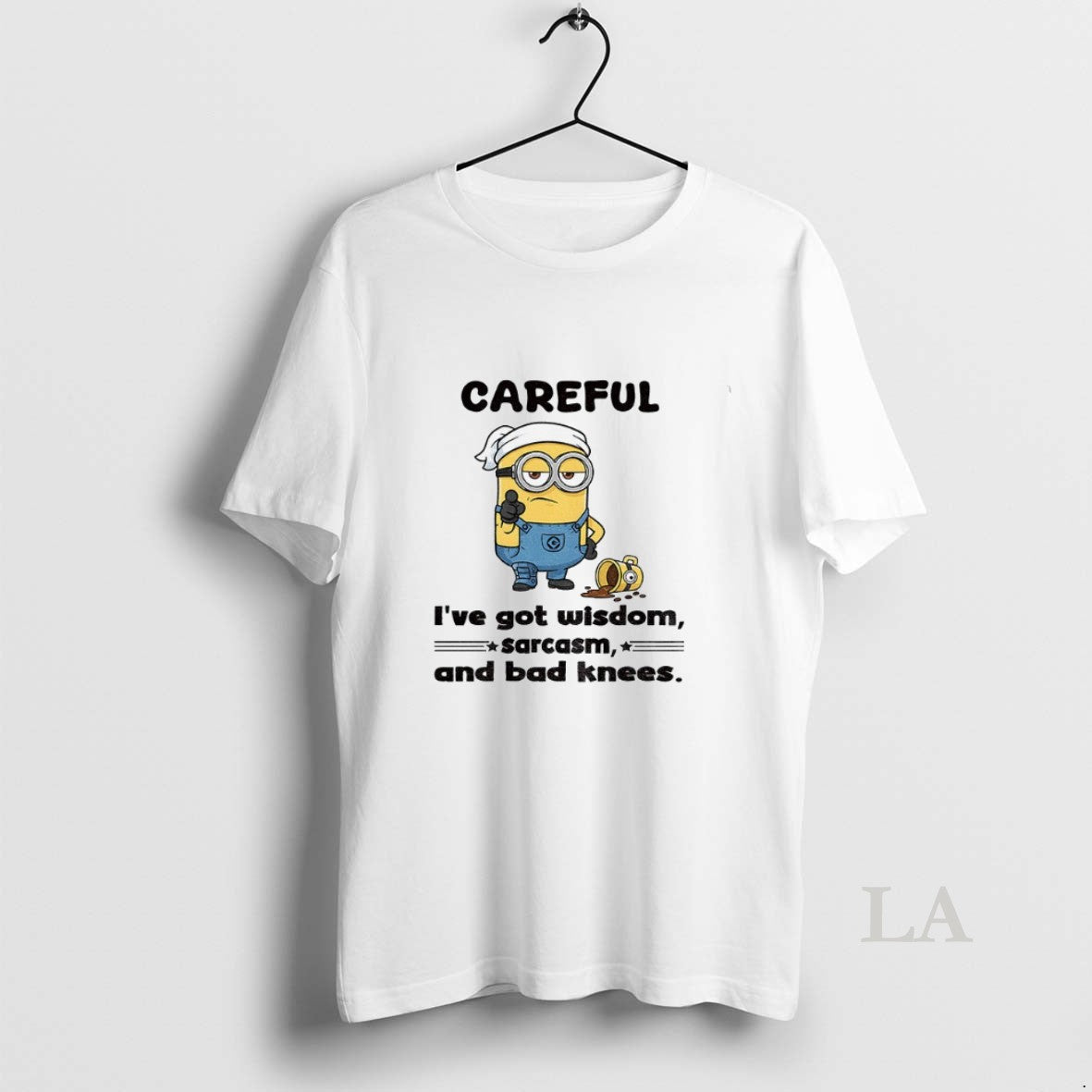 Original Minion Careful Ive Got Wisdom Sarcasm And Bad Knees