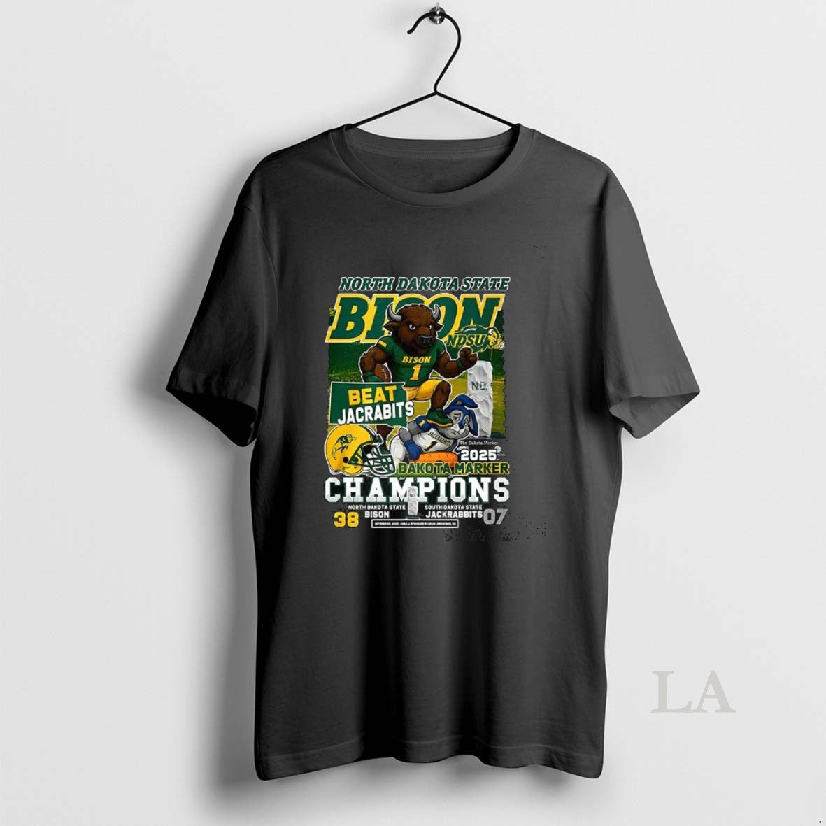 Original North Dakota State Bison Beat Jackrabbits Dakota Marker 2025 Champions