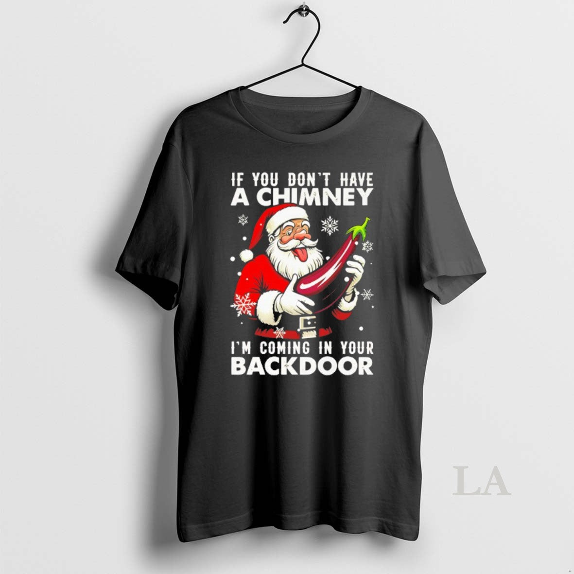 Original Santa If You Dont Have A Chimney Im Coming In Your Backdoor Christmas Jumper