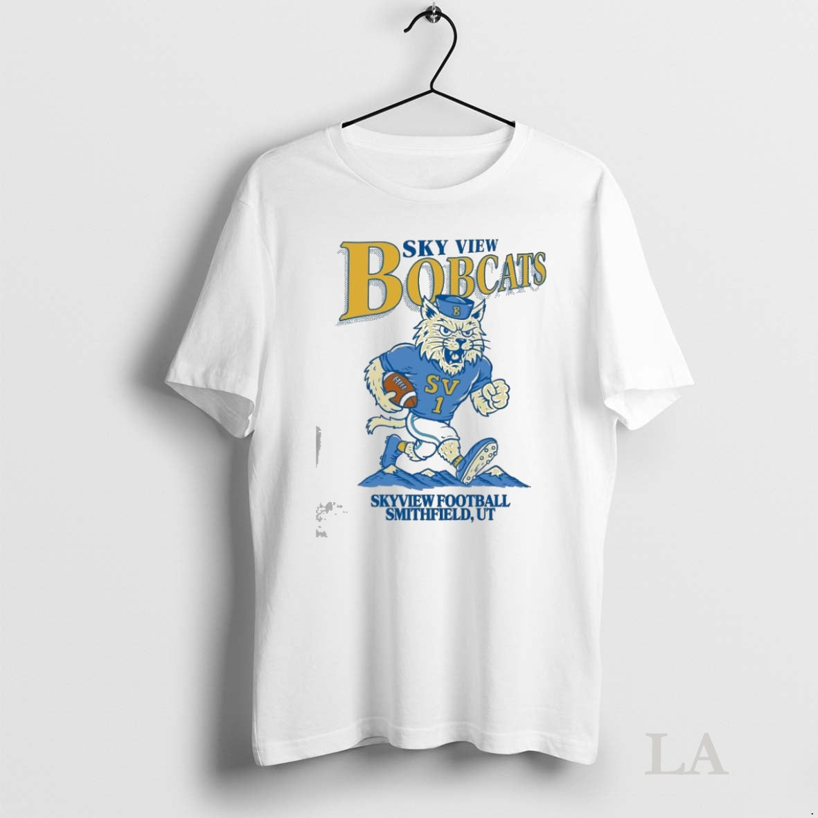 Original Sky View Bobcats Football Mascot 2025 Tee Sweater