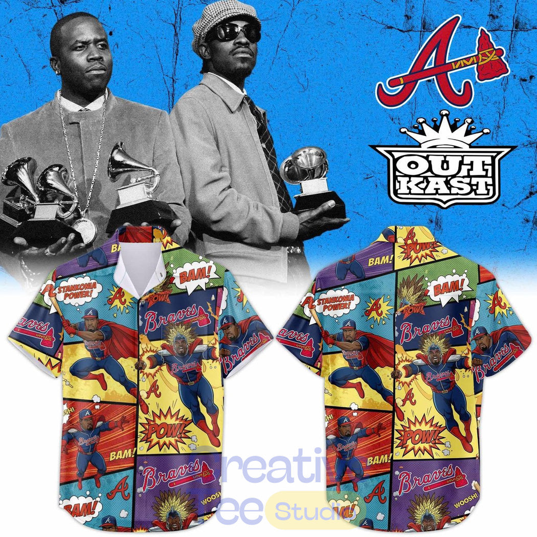 Outkast x Atlanta Braves Summer 2026 Hawaiian Shirt