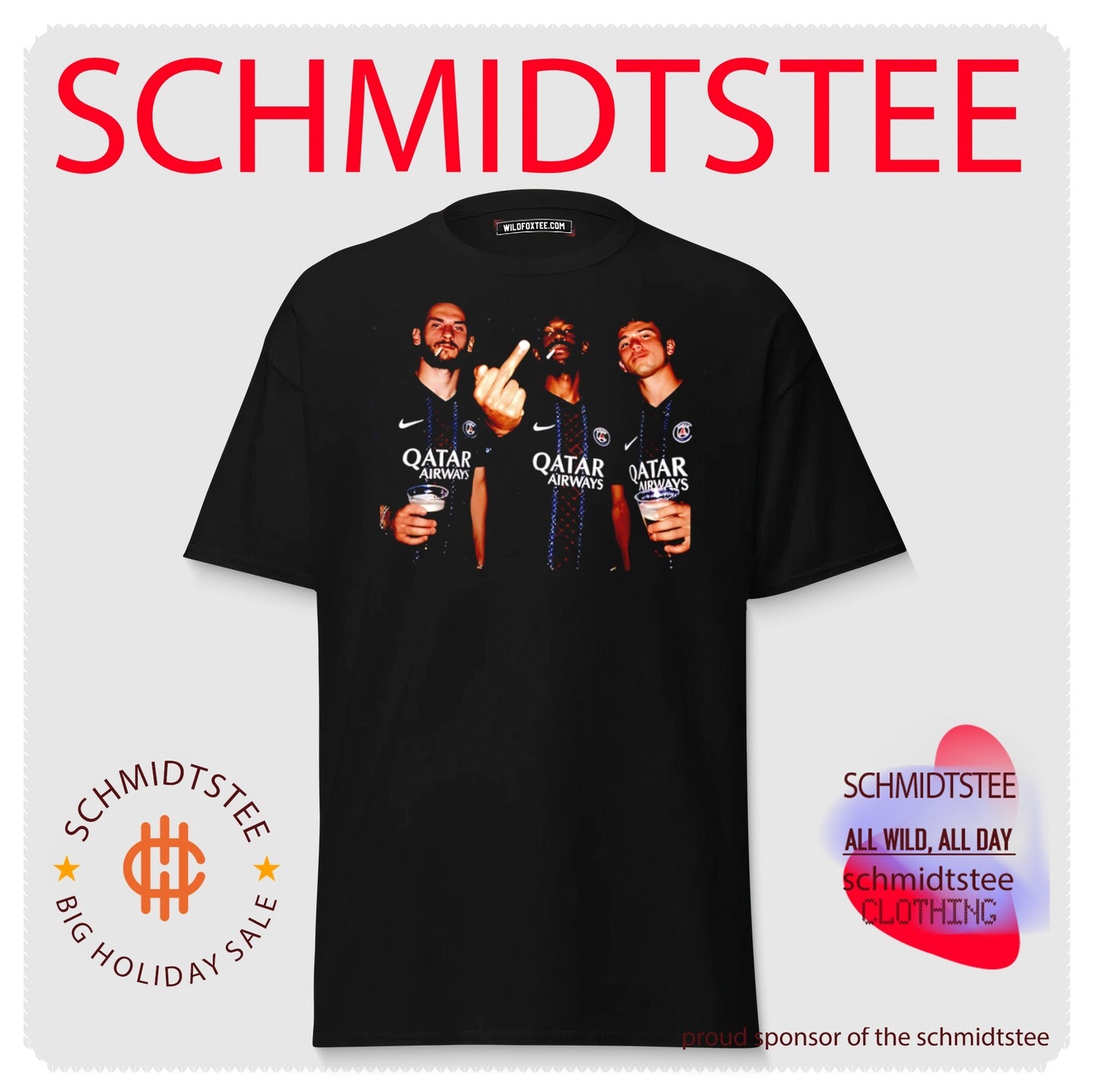 PSG Ousmane Dembele and Joao Neves and Ousmane Dembele Middle finger shirt