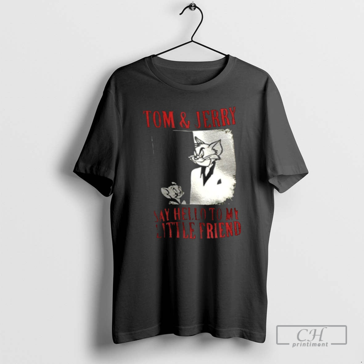 Premium Tom And Jerry Say Hello To My Little Friend Shirt Sweater