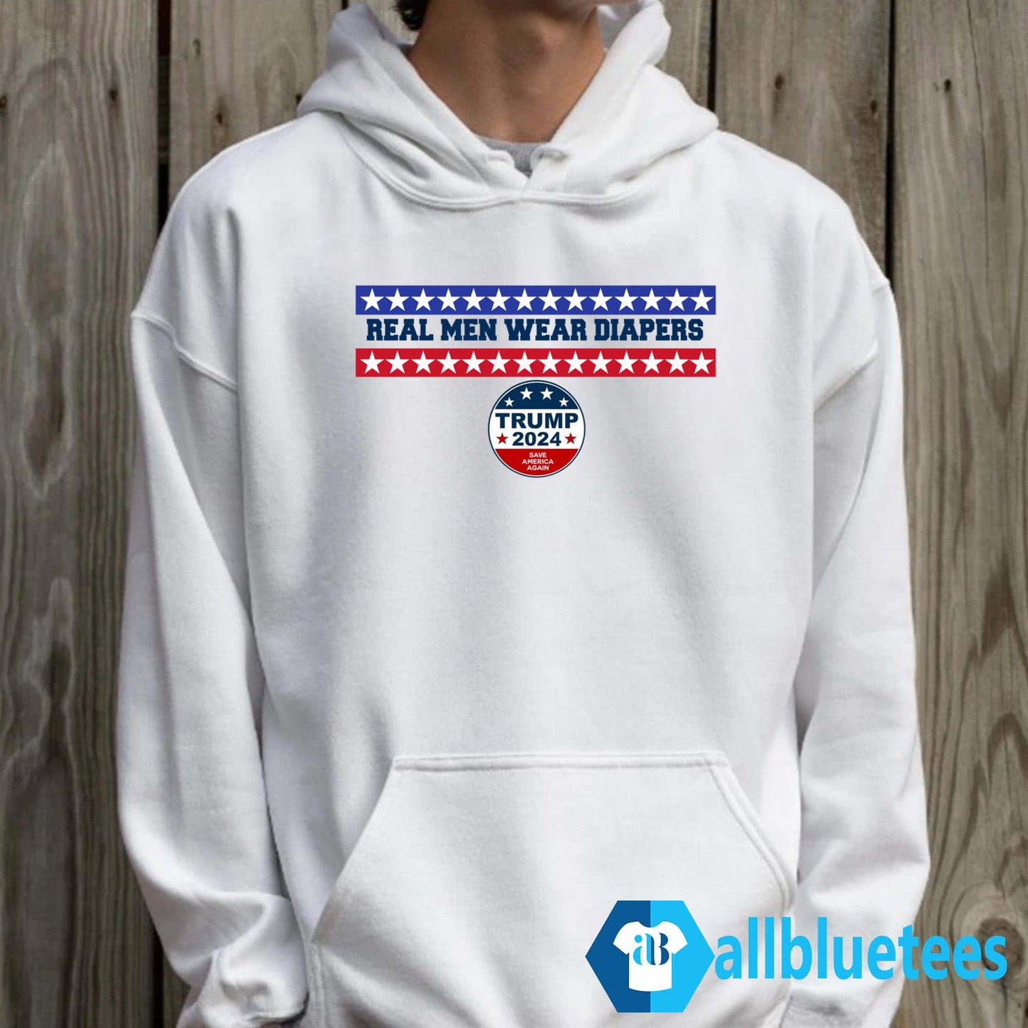 Real Men Wear Diapers Trump 2024 Save America Again Shirt