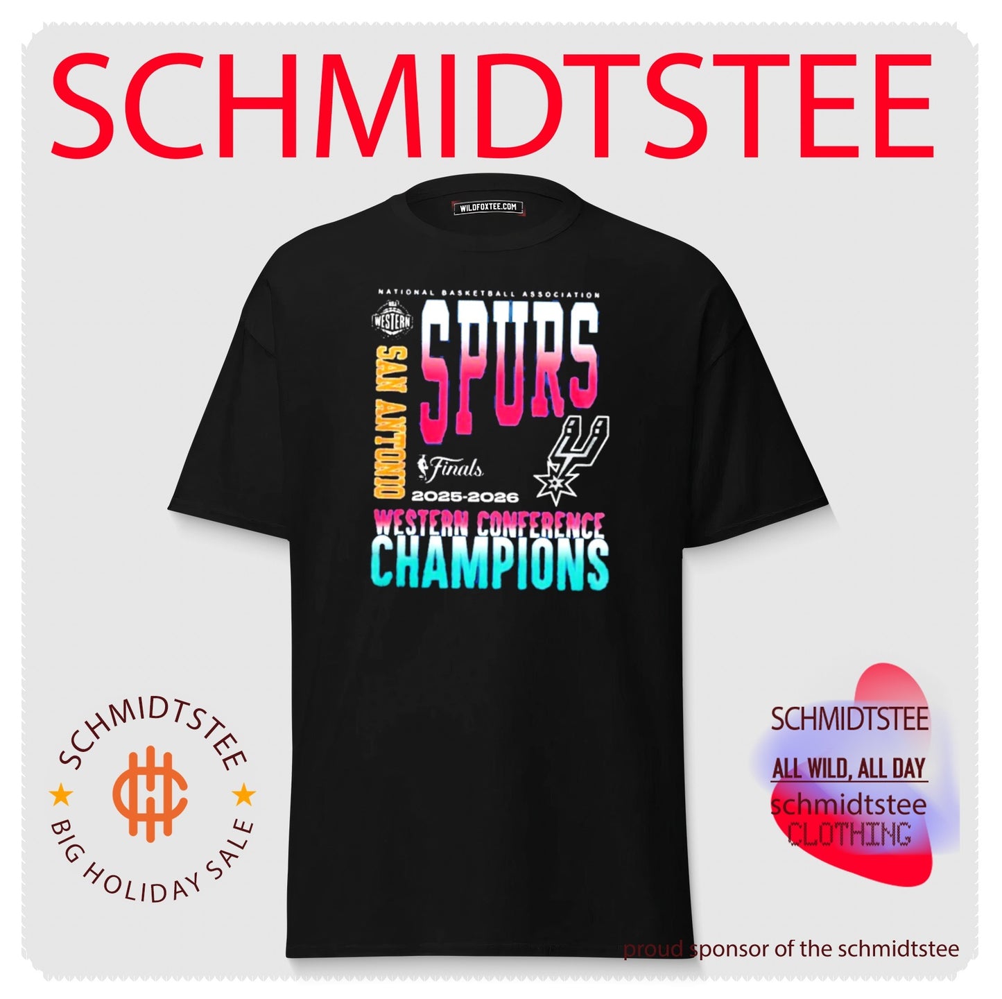San Antonio Spurs 2025 2026 NBA Finals Western Conference Champions vintage shirt
