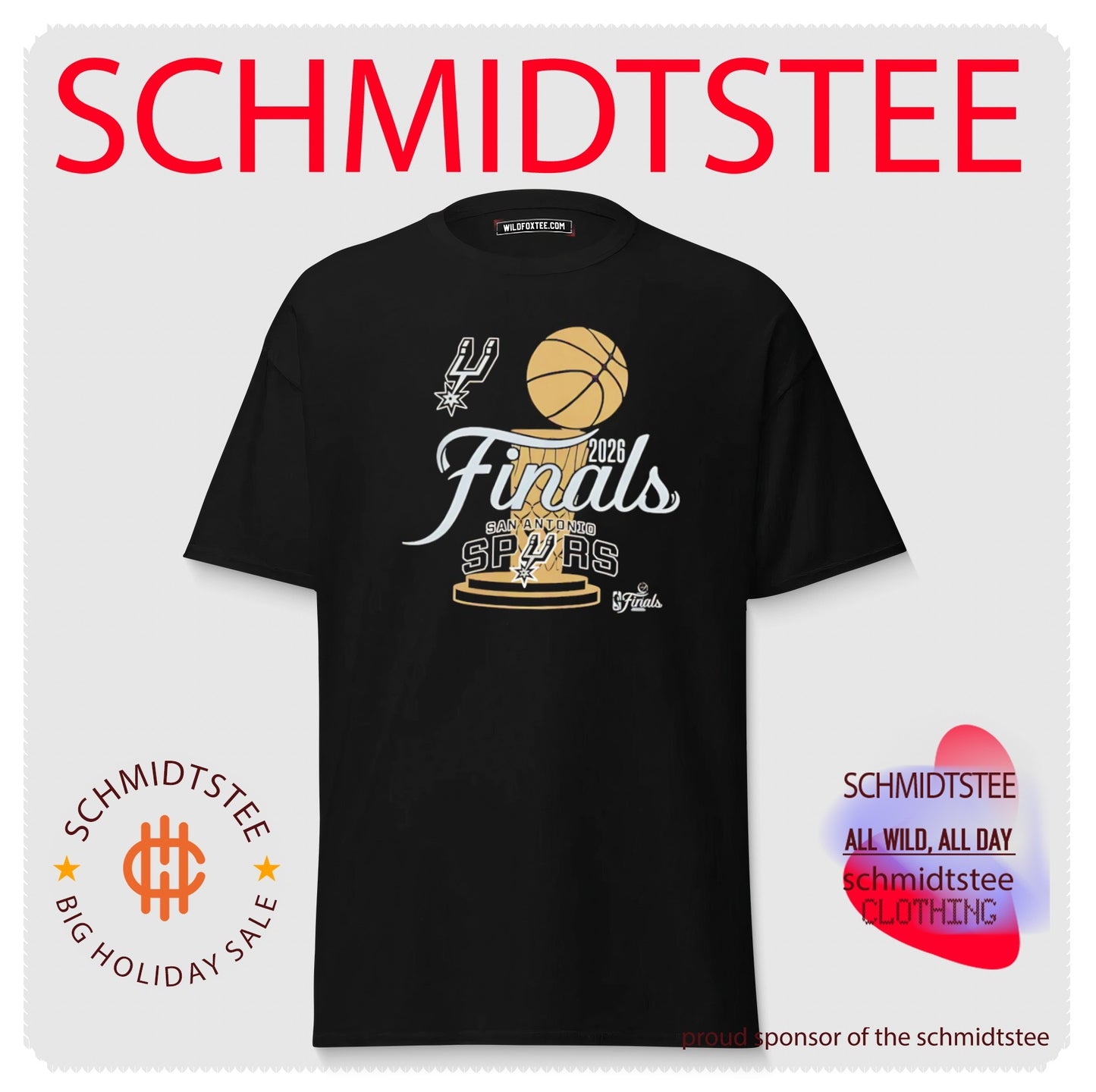 San Antonio Spurs Basketball NBA Finals 2026 trophy fan shirt