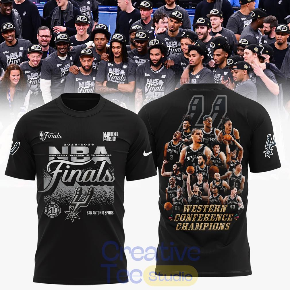 San Antonio Spurs Western Conference Champions 2026 Special Tee Hoodie