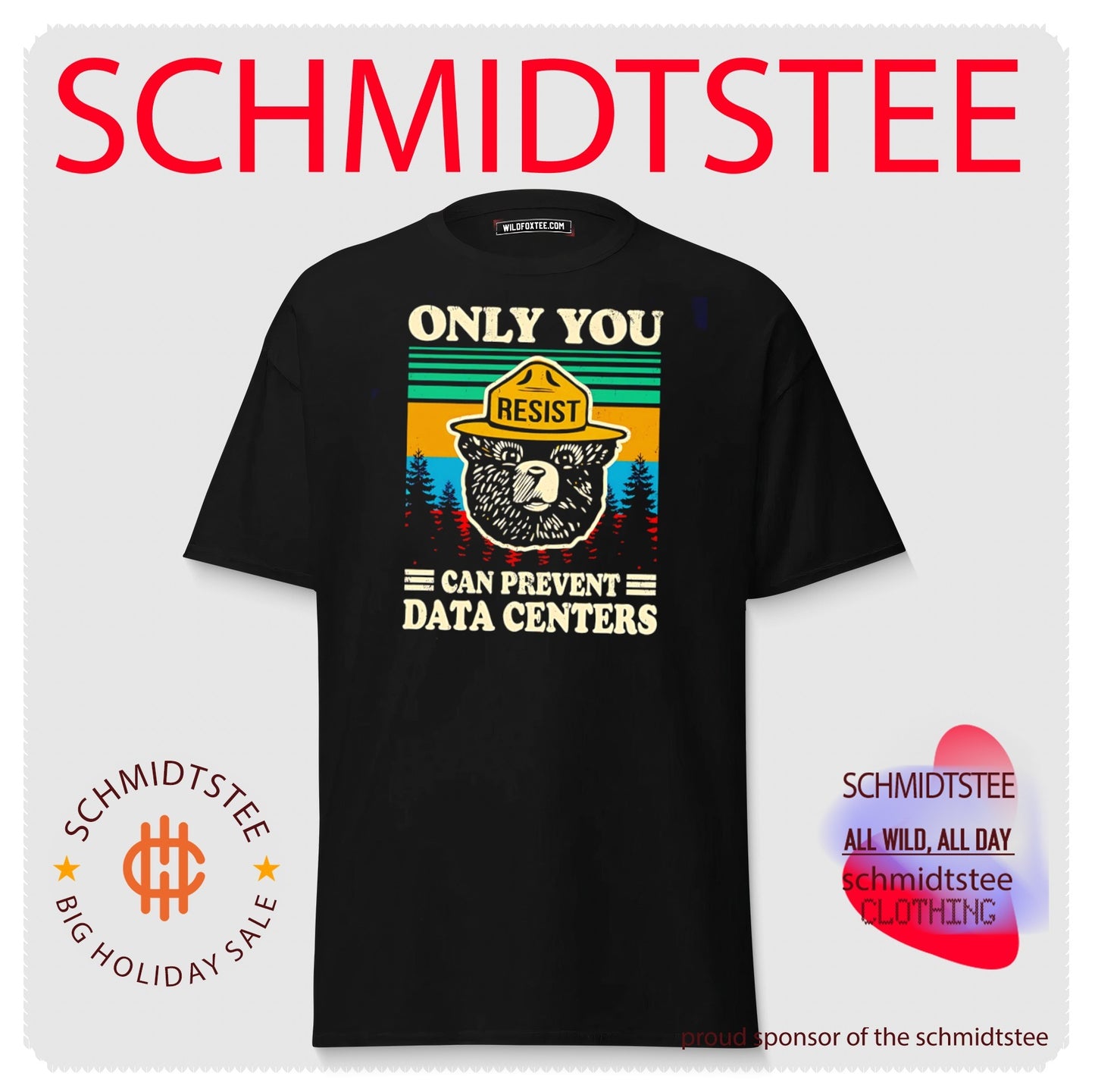 Smokey the Bear only you can prevent data centers shirt