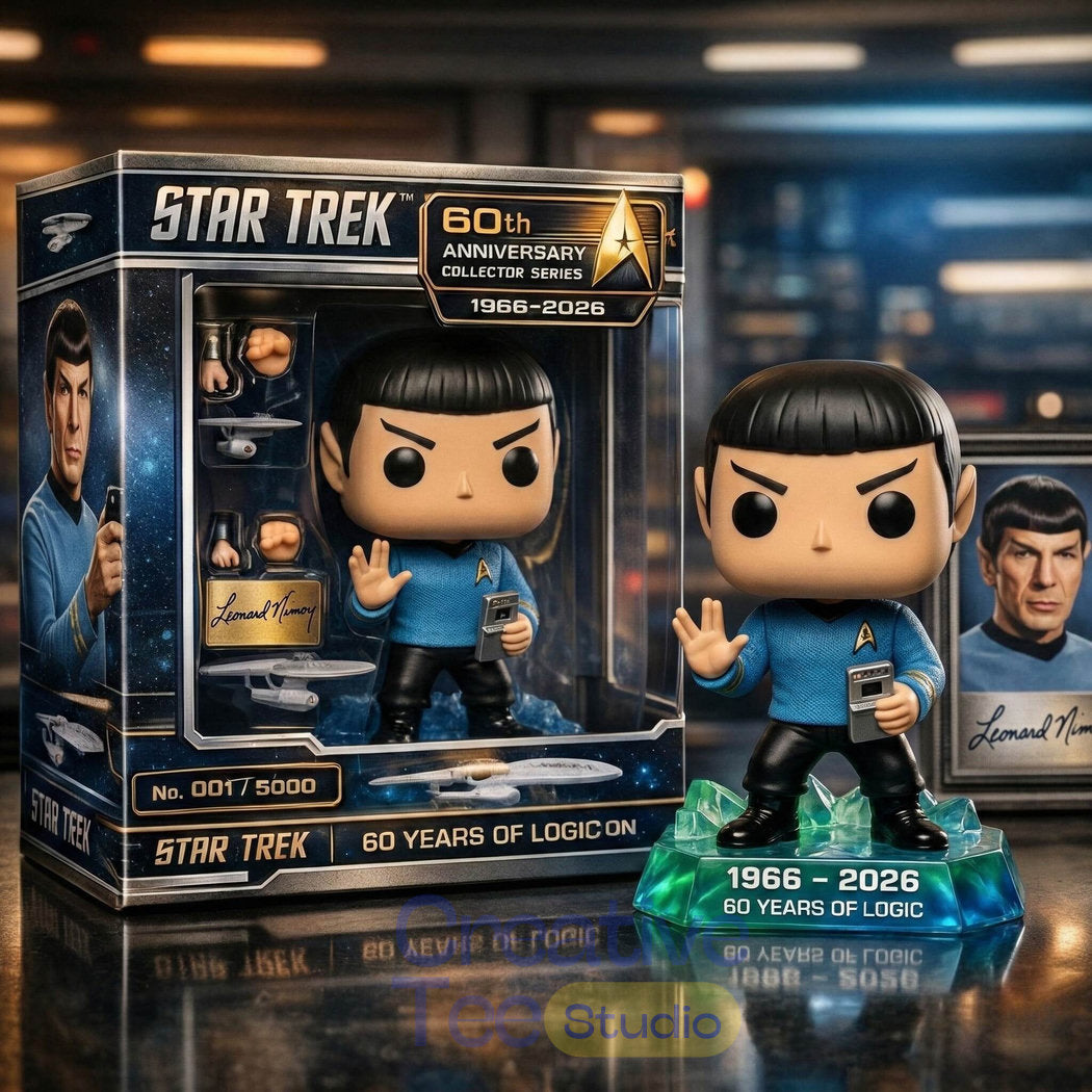 Star Trek 60th Anniversary Legacy Series – Captain & Science Officer Pop Figure