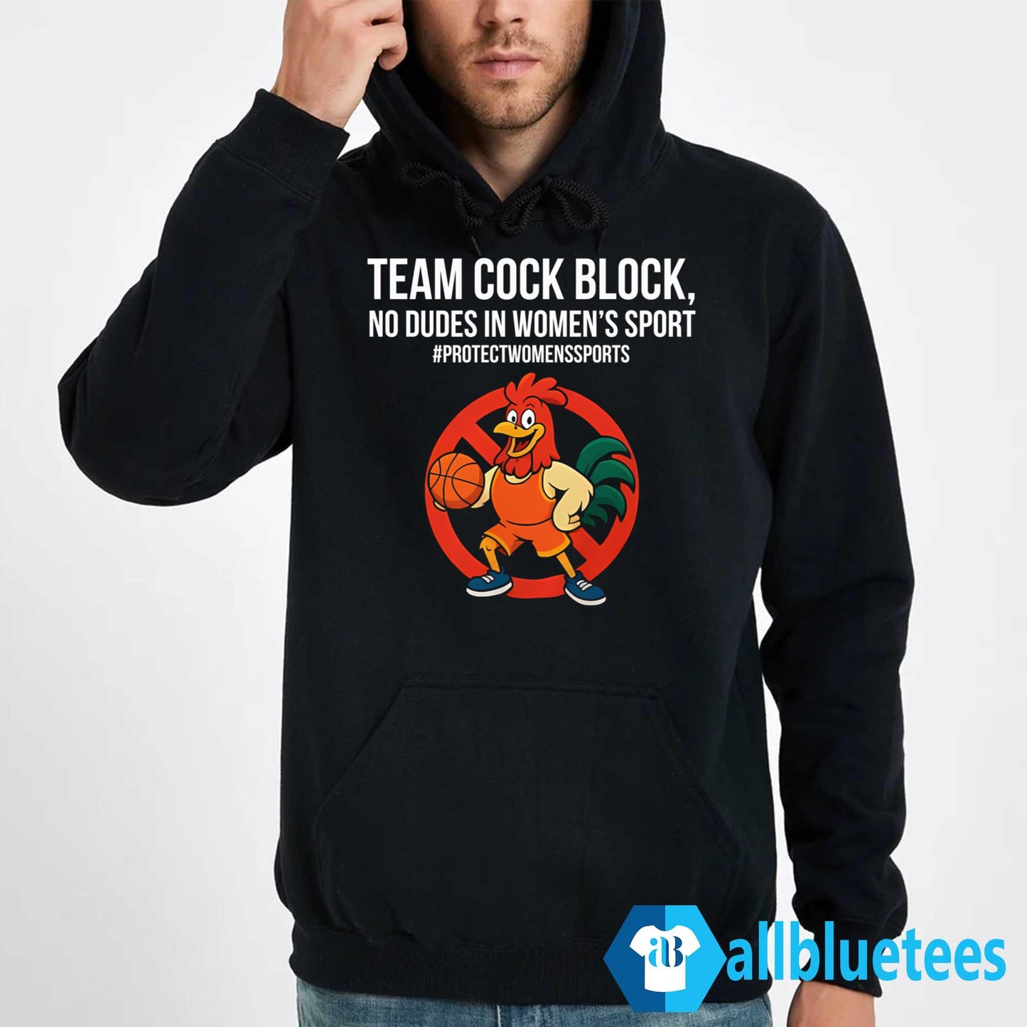 Team Cock Block No Dudes In Women’s Sports Shirt