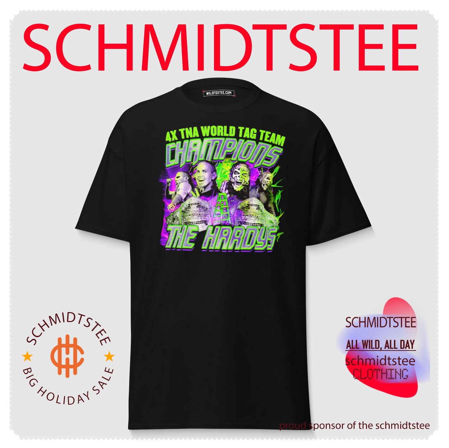 The Hardys 4x World Tag Team Champions 2026 graphic shirt