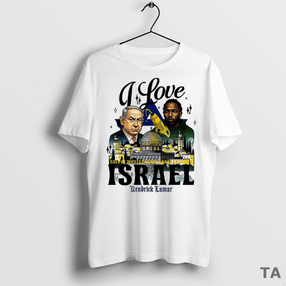 Top Kendrick Lamar I Love Israel T Shirt Sweater