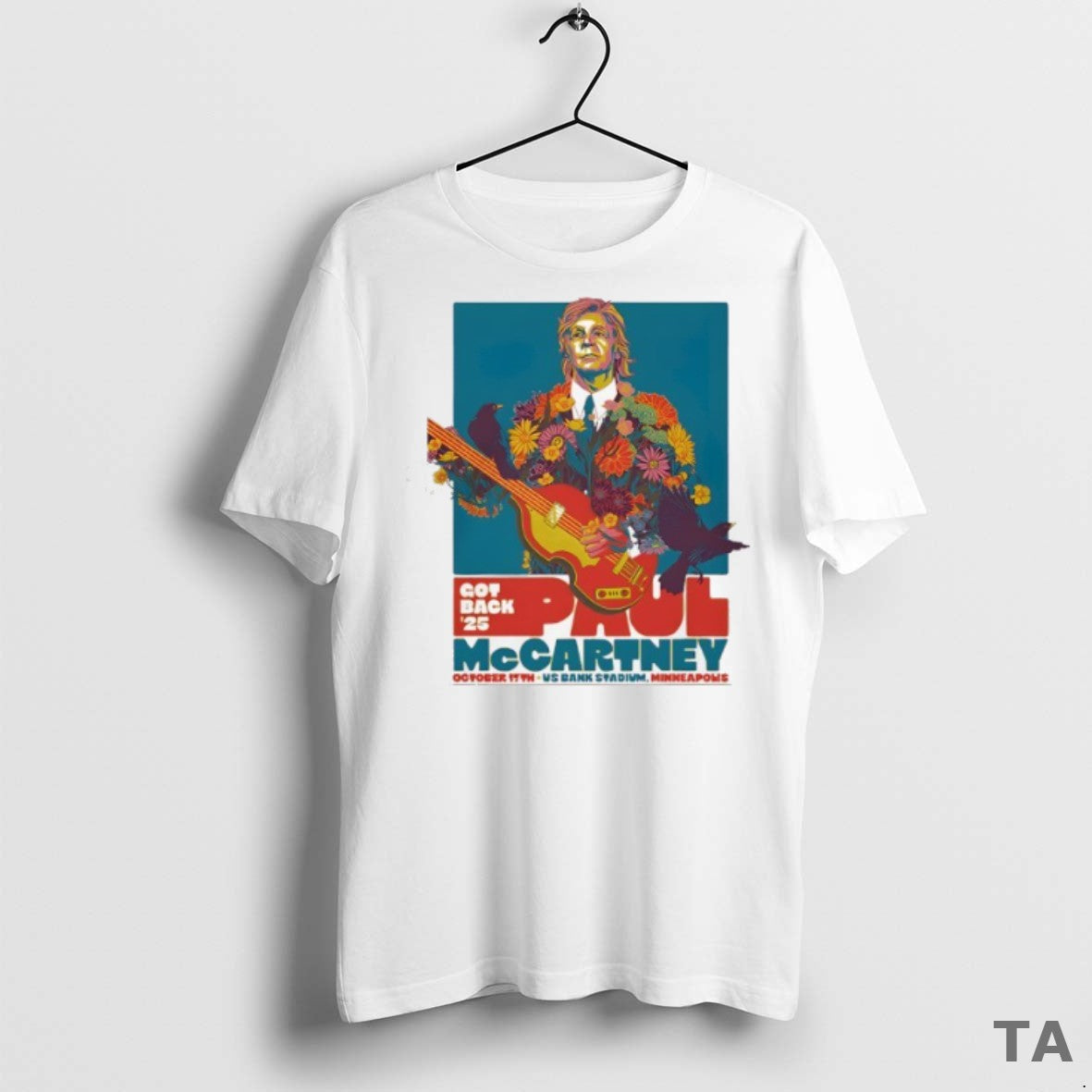 Top Paul Mccartney Got Back 2025 Minneapolis Event Art T Shirt Sweater