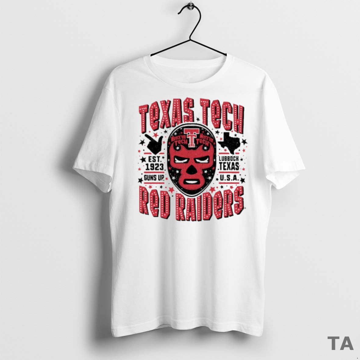 Top Texas Tech Red Raiders Football Luchador Est 1923 Guns Up Lubbock Texas Usa