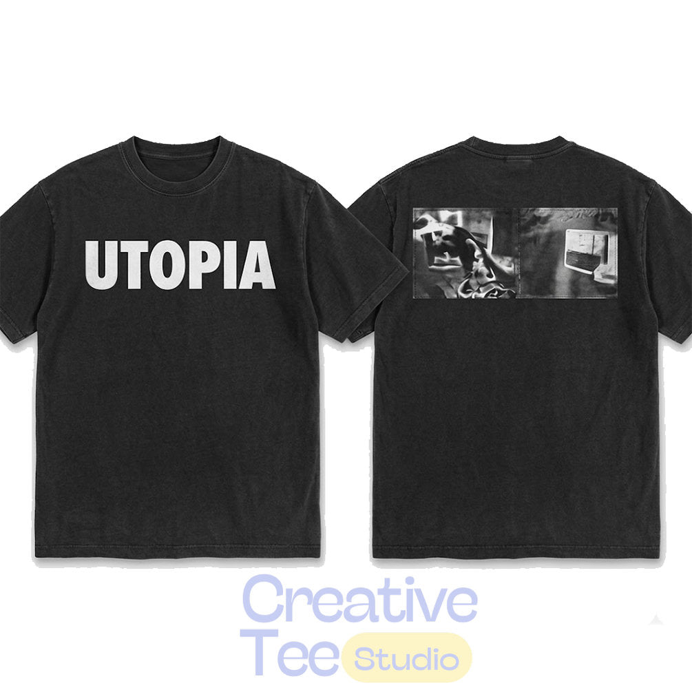 Travis Scott Wearing Utopia 2026 T-Shirt