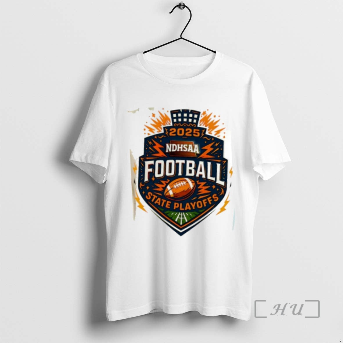 Trending 2025 Ndhsaa Football State Playoffs Logo Tee Shirt Sweater