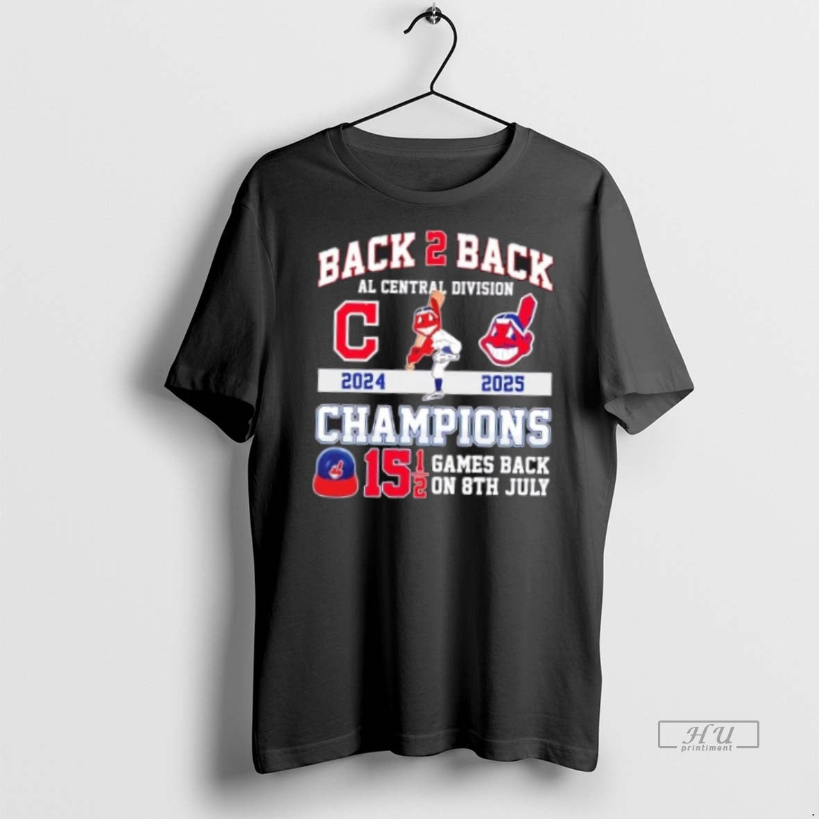 Trending Back 2 Back 2024 25 Al Central Division Champions Cleveland Guardians Games Back On