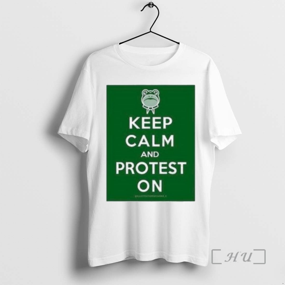 Trending Frog Keep Calm And Protest On