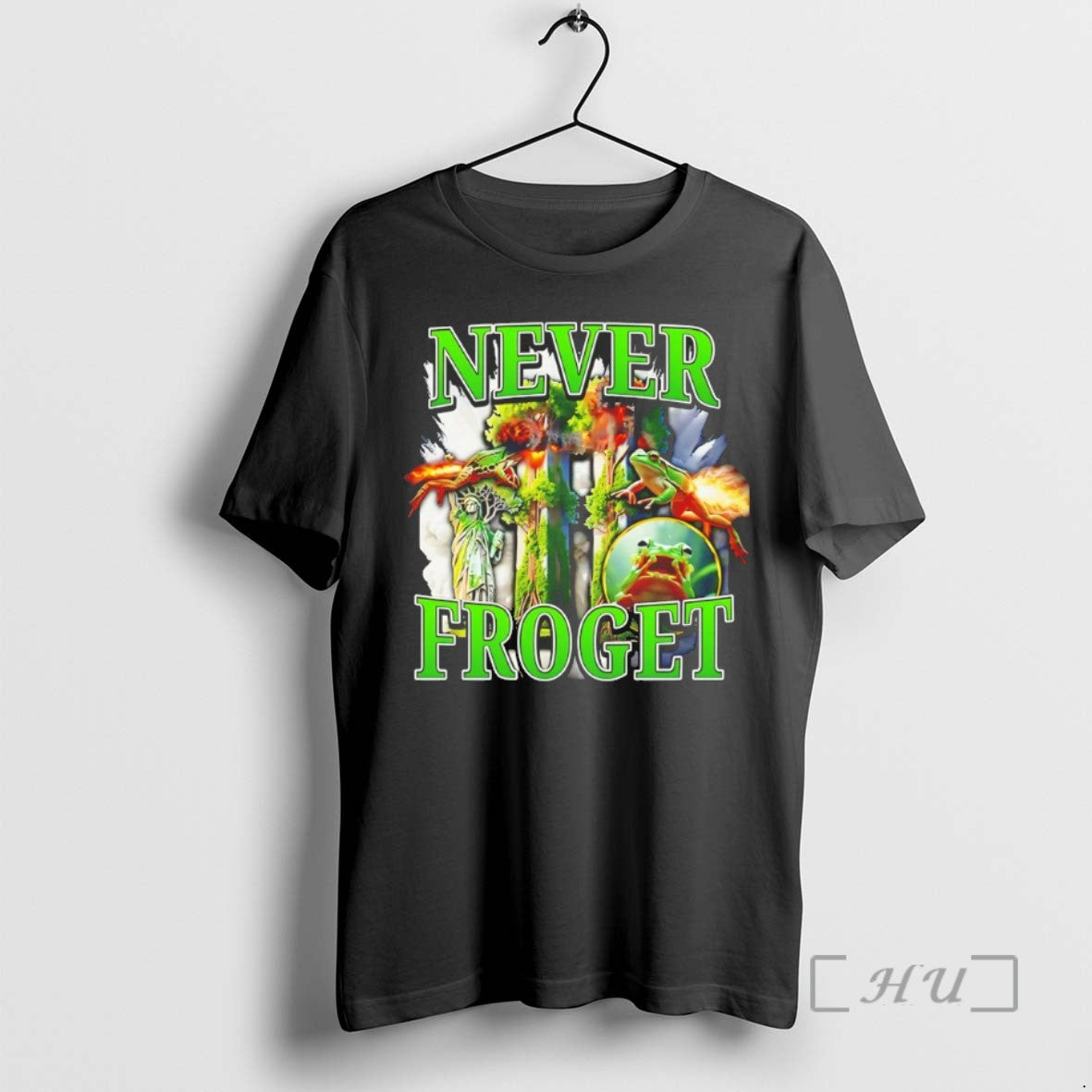 Trending Frog Statue Of Liberty Never Froget
