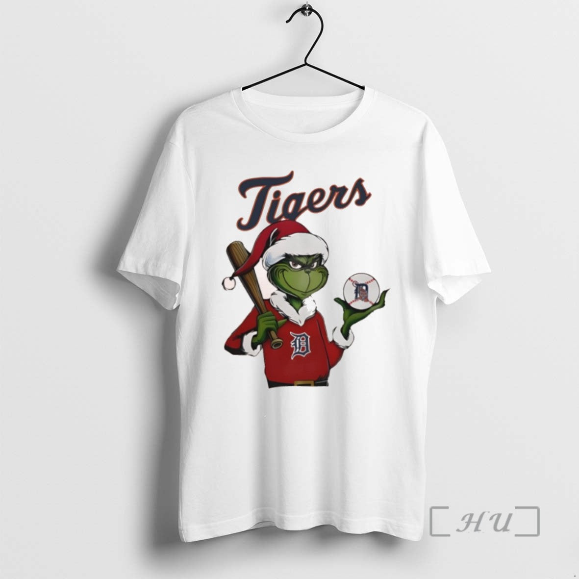 Trending Grinch Santa X Detroit Tigers Christmas Hold The Ball