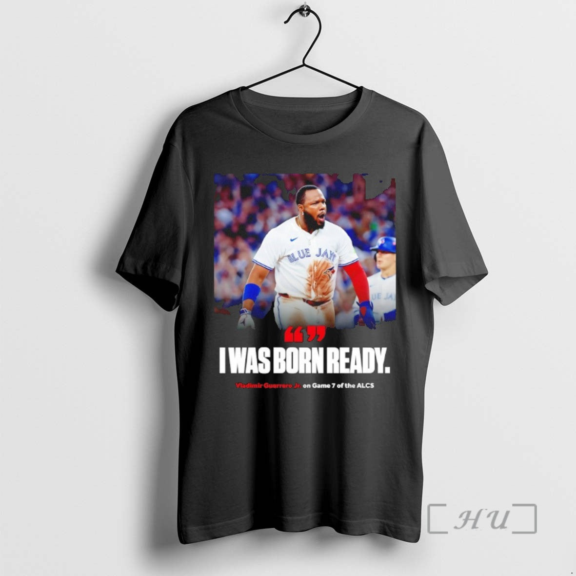 Trending I Was Born Ready Vladimir Guerrero Jr Tee Shirt Sweater
