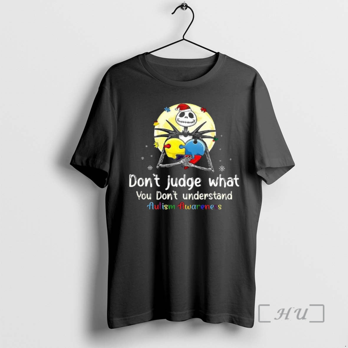 Trending Jack Skellington Autism Awarenes Dont Judge What You Dont Understand Premium T Shirts Sweater