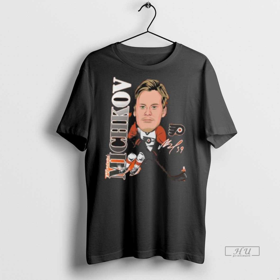 Trending Matvei Michkov Philadelphia Flyers Caricature Player Graphic Tee Shirt Sweater
