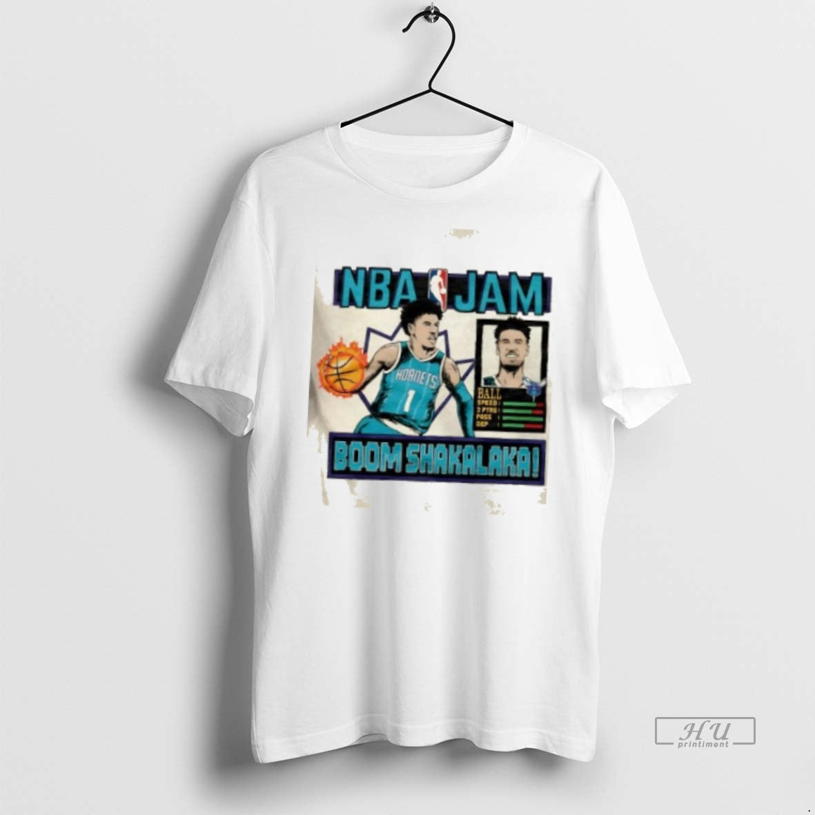 Trending Nba Jam Charlotte Hornets Lamelo Ball Graphic Tee Shirt Sweater