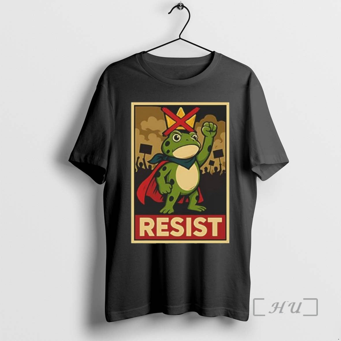 Trending Portland Frog Hop Protest Resist Frog No Kings Toad Sunset
