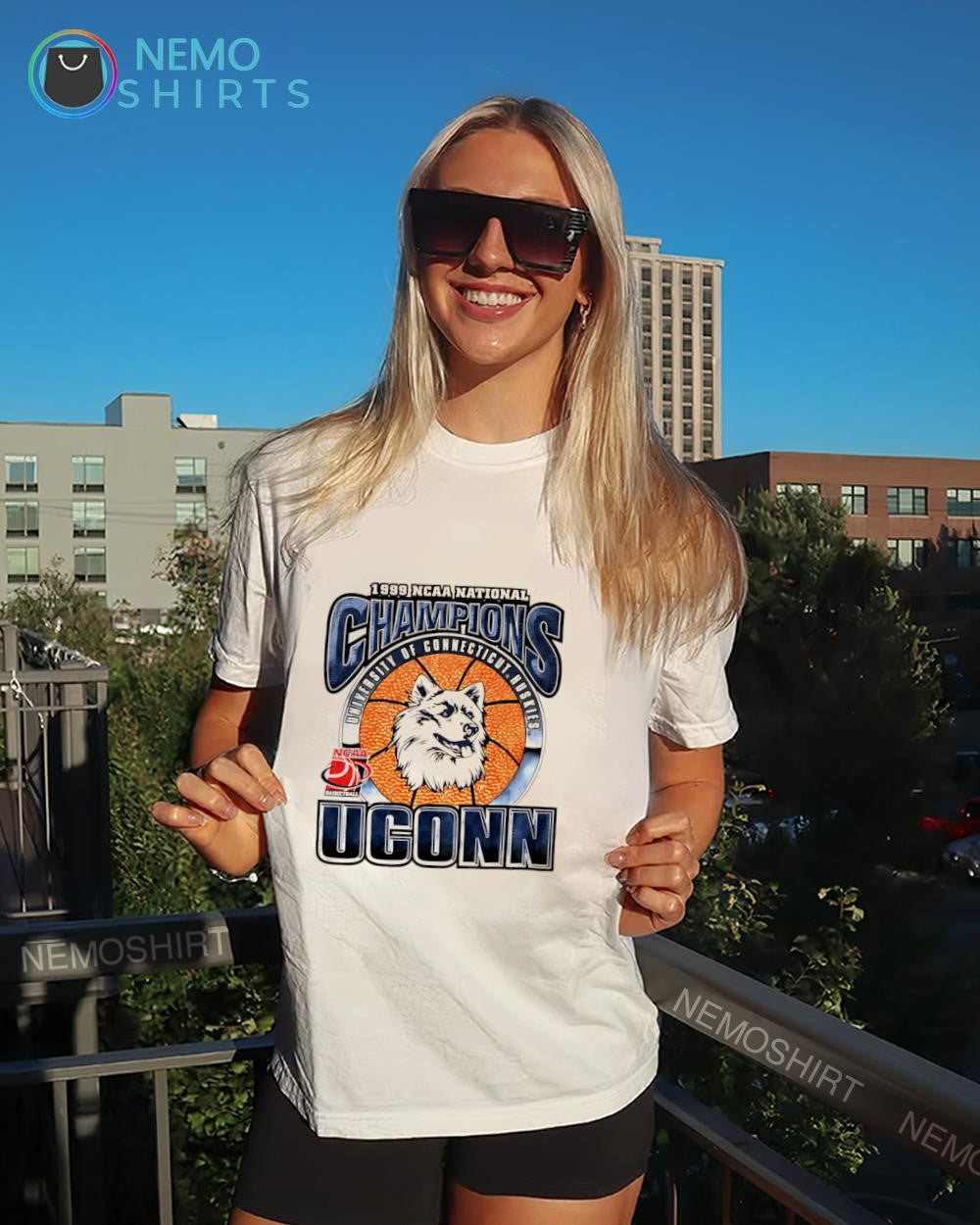University of Connecticut Huskies Uconn 1999 NCAA National Champions shirt