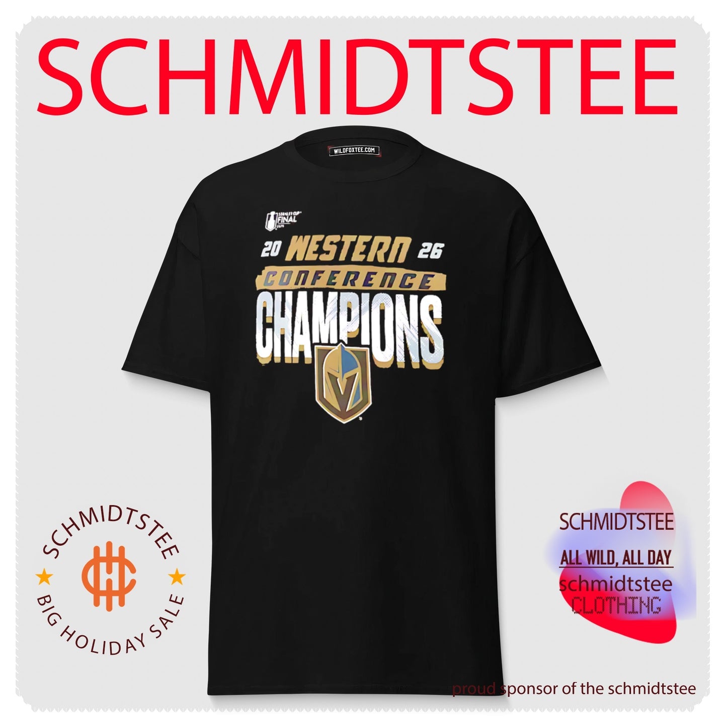 Vegas Golden Knights 2026 Western Conference Champions Core Logo shirt