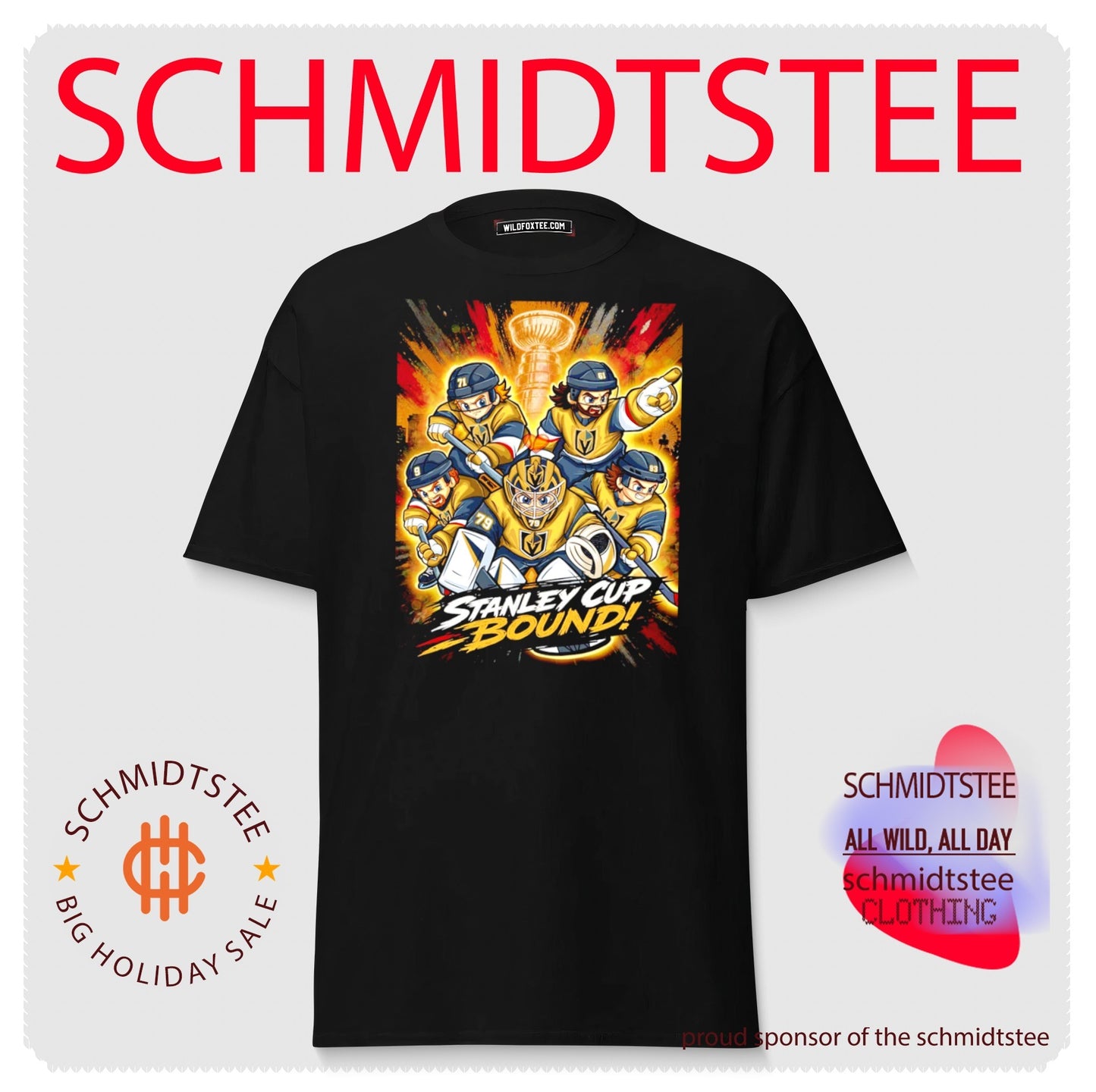 Vegas Golden Knights Stanley Cup Bound 2026 caricature shirt