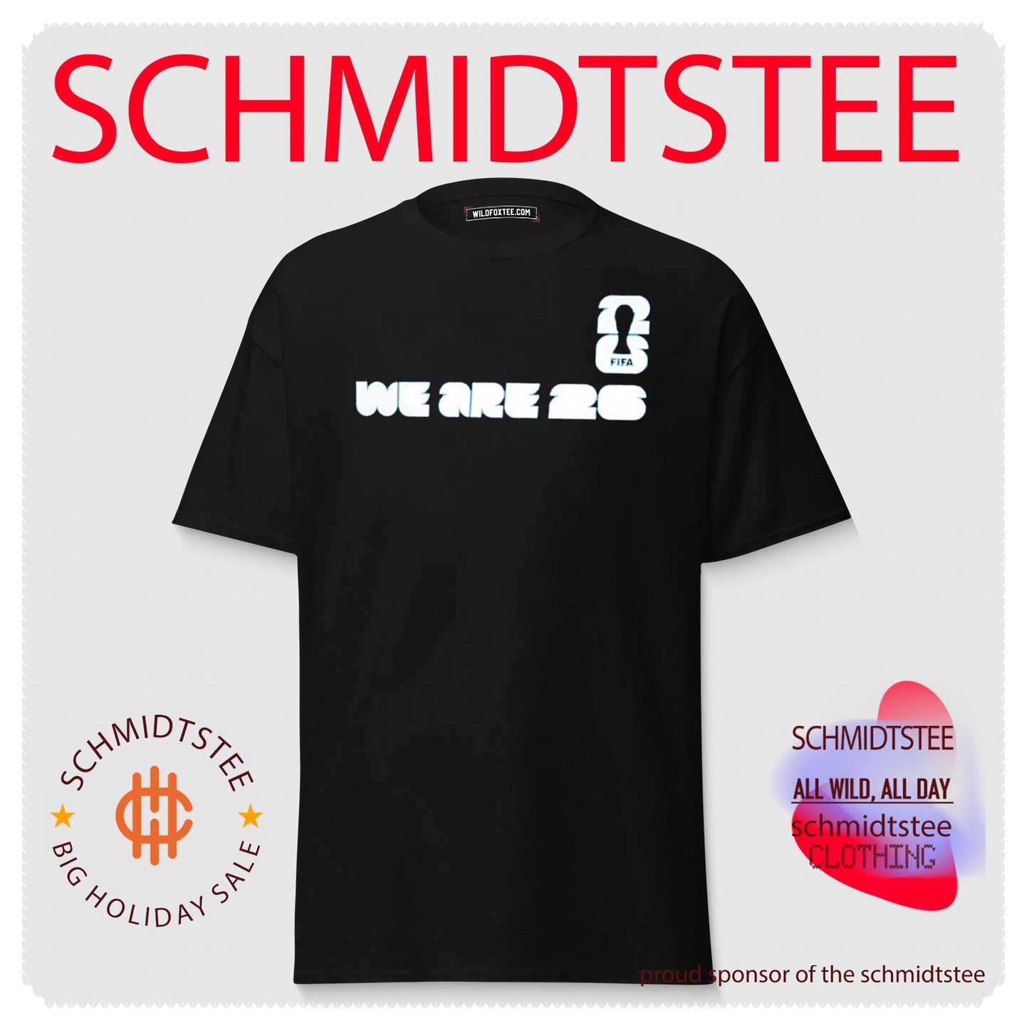 We Are 2026 Coupe du Monde de la FIFA logo shirt