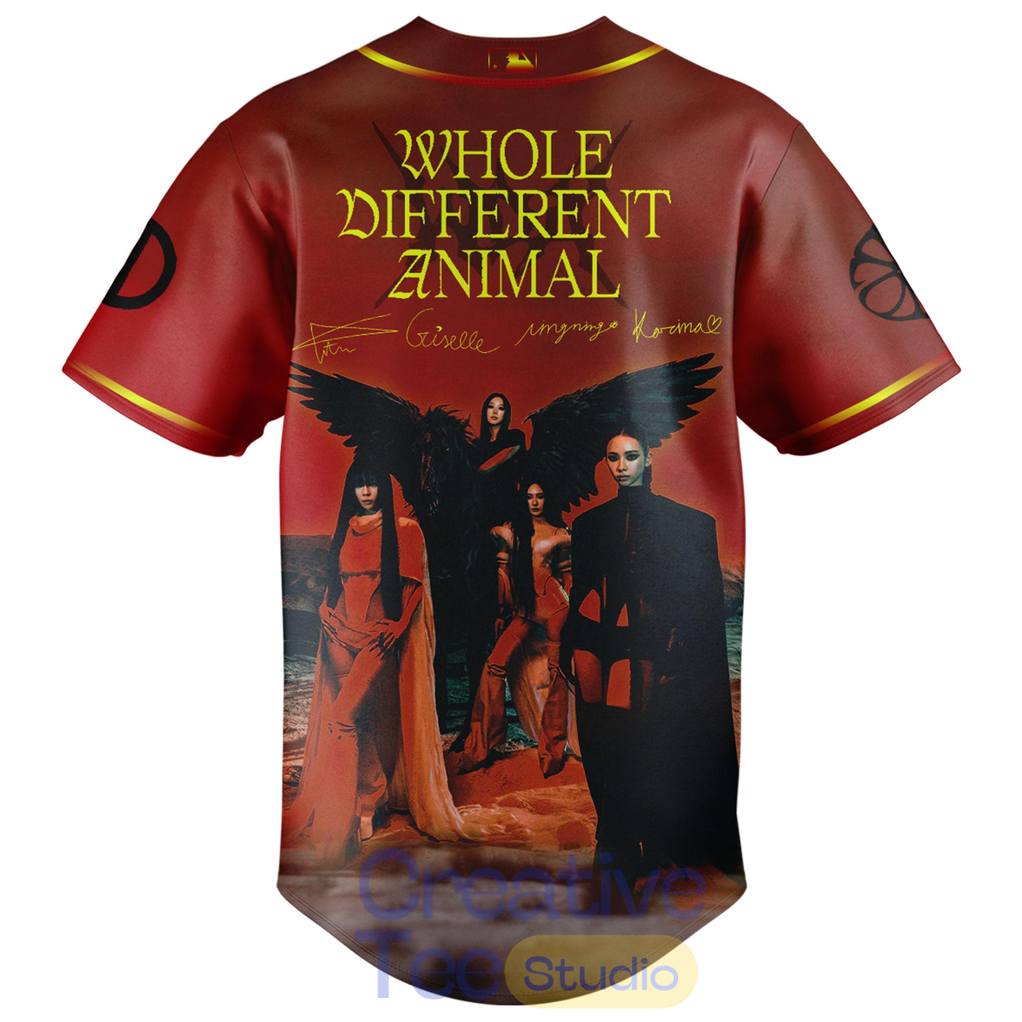 Whole Different Animal x K-Pop King Aespa 2026 Baseball Jersey