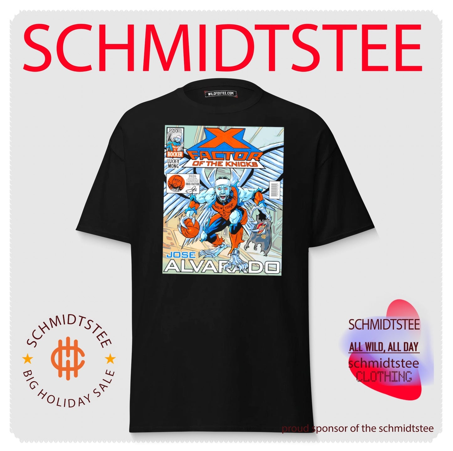 X-Factor of the Knicks Jose Alvarado New York Knicks comic shirt