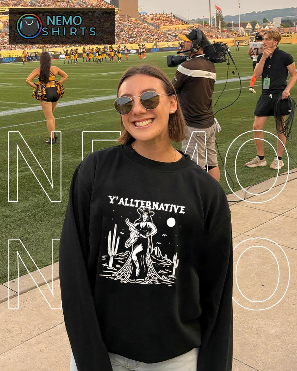 Yallternative Cowgirl graphic shirt