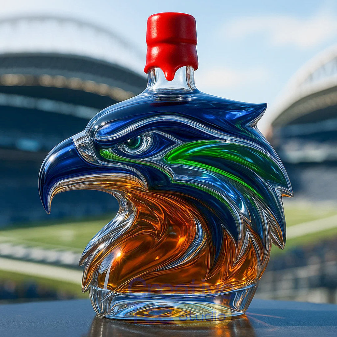 Seattle Seahawks Spirit Limited Edition Whisky Bottle