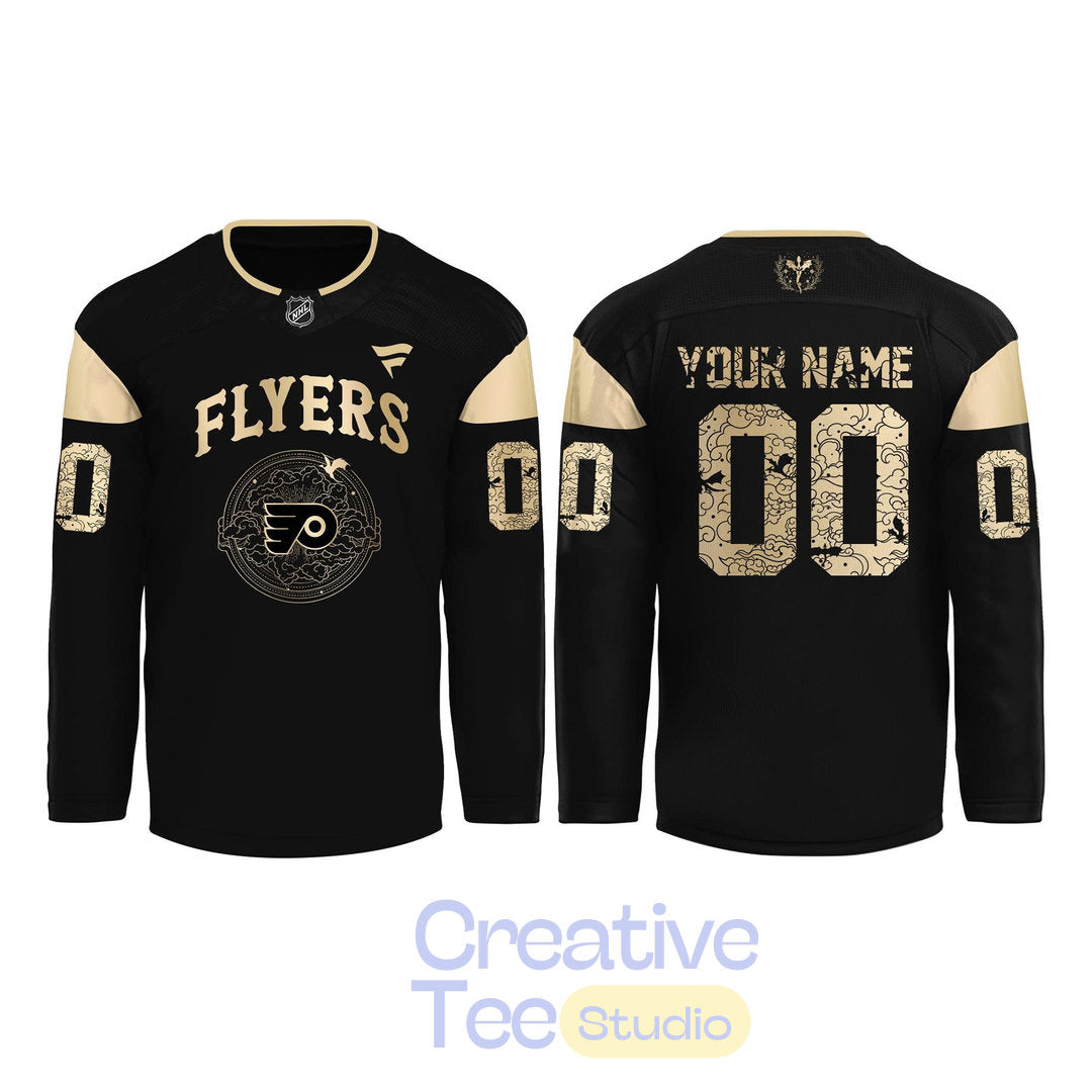 Philadelphia Flyers Fourth Wings Night Custom Hockey Jersey
