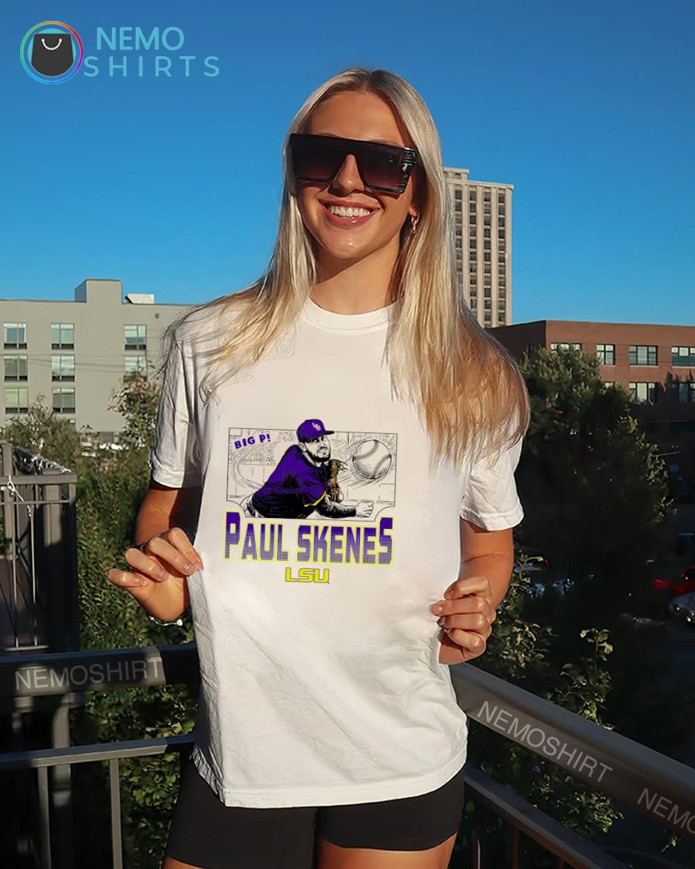 Paul Skenes LSU Tigers big leagues player signature shirt