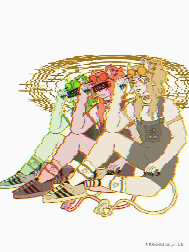 Glitchy soft girl demon by mosseaterpride