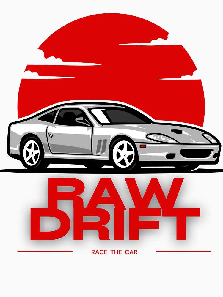 RAW DRIFT – Japanese Drift Car Sunset Design by RAWDRIFT