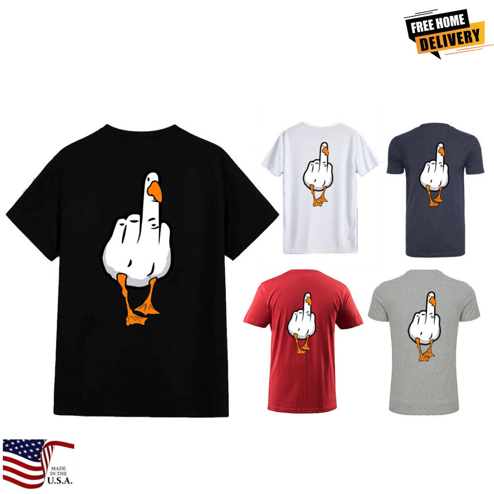 Unisex T-shirt - Duck You - Original Funny Novelty Summer Couple Student Cute