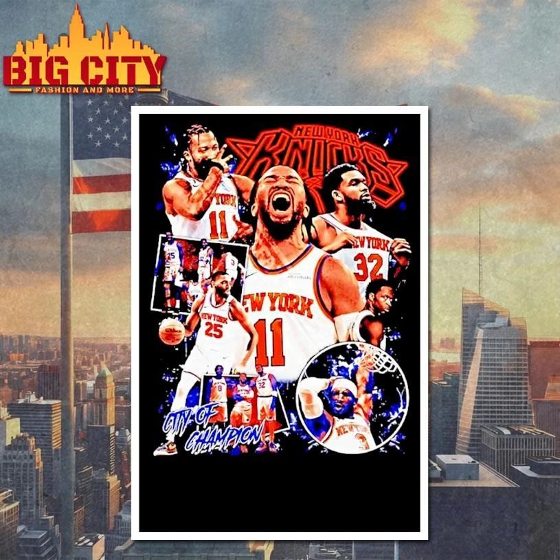 Jalen Brunson Julius Randle New York Knicks City Of Champion Nba Shirt
