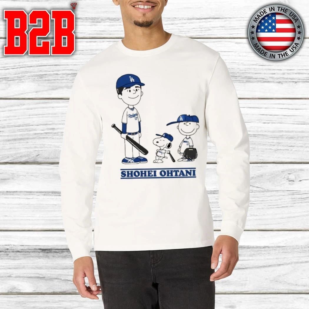 Peanuts Snoopy Shohei Ohtani Los Angeles Dodgers Shirt