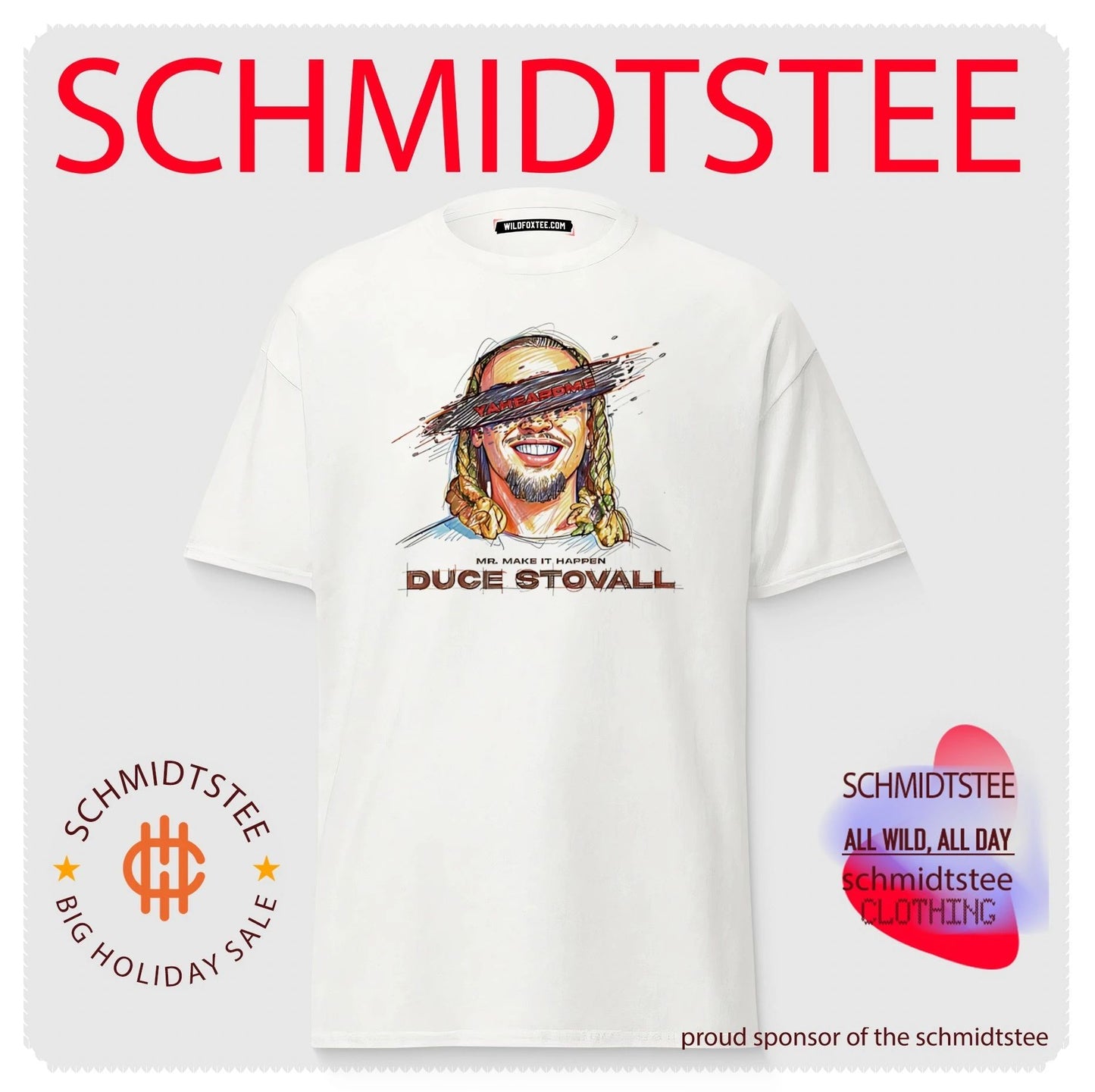 Mr make it happen Duce Stovall yaheardme potrait shirt