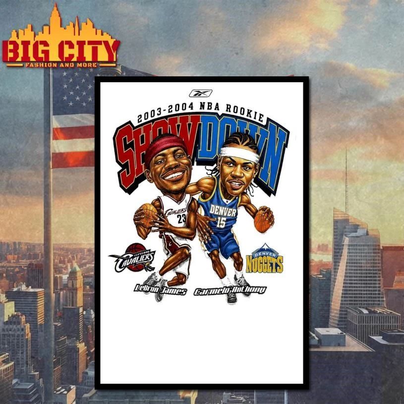 LeBron James Carmelo Anthony 2003-2004 NBA ROOKIE SHOWDOWN Shirt